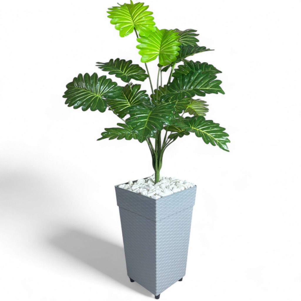 Planta Artificial C/ Vaso Decoração 3d A Pronta Entrega