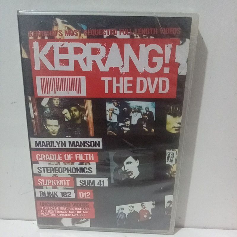 Dvd Kerrang! The Dvd Marilyn Manson,Cradle Of Filth,Slipknot,Blink 182... Lacrado de Fabrica Original