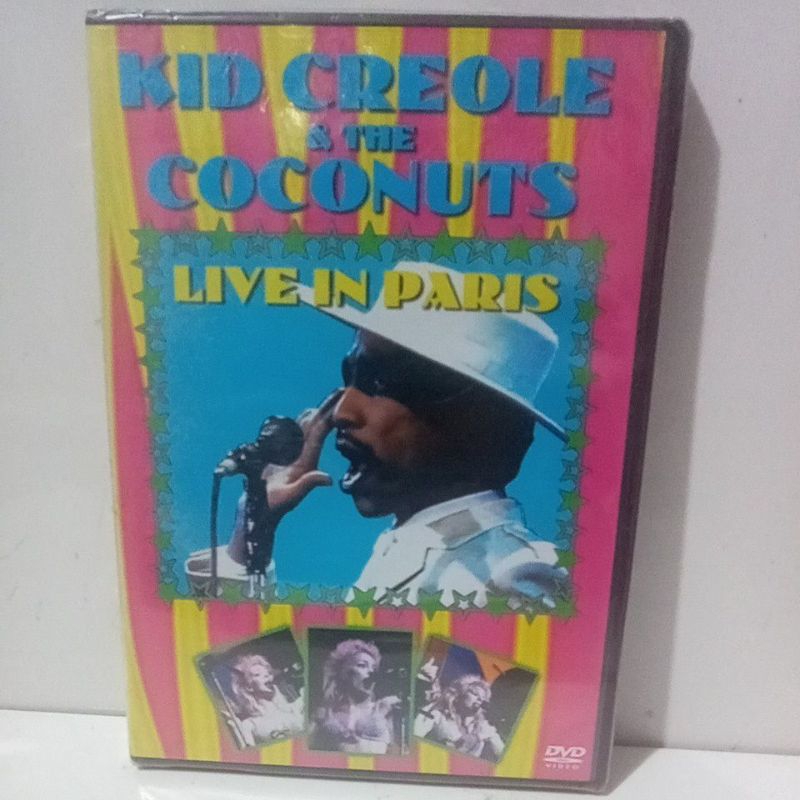 Dvd Kid Creole e The Coconuts Live In Paris Lacrado de Fabrica Original