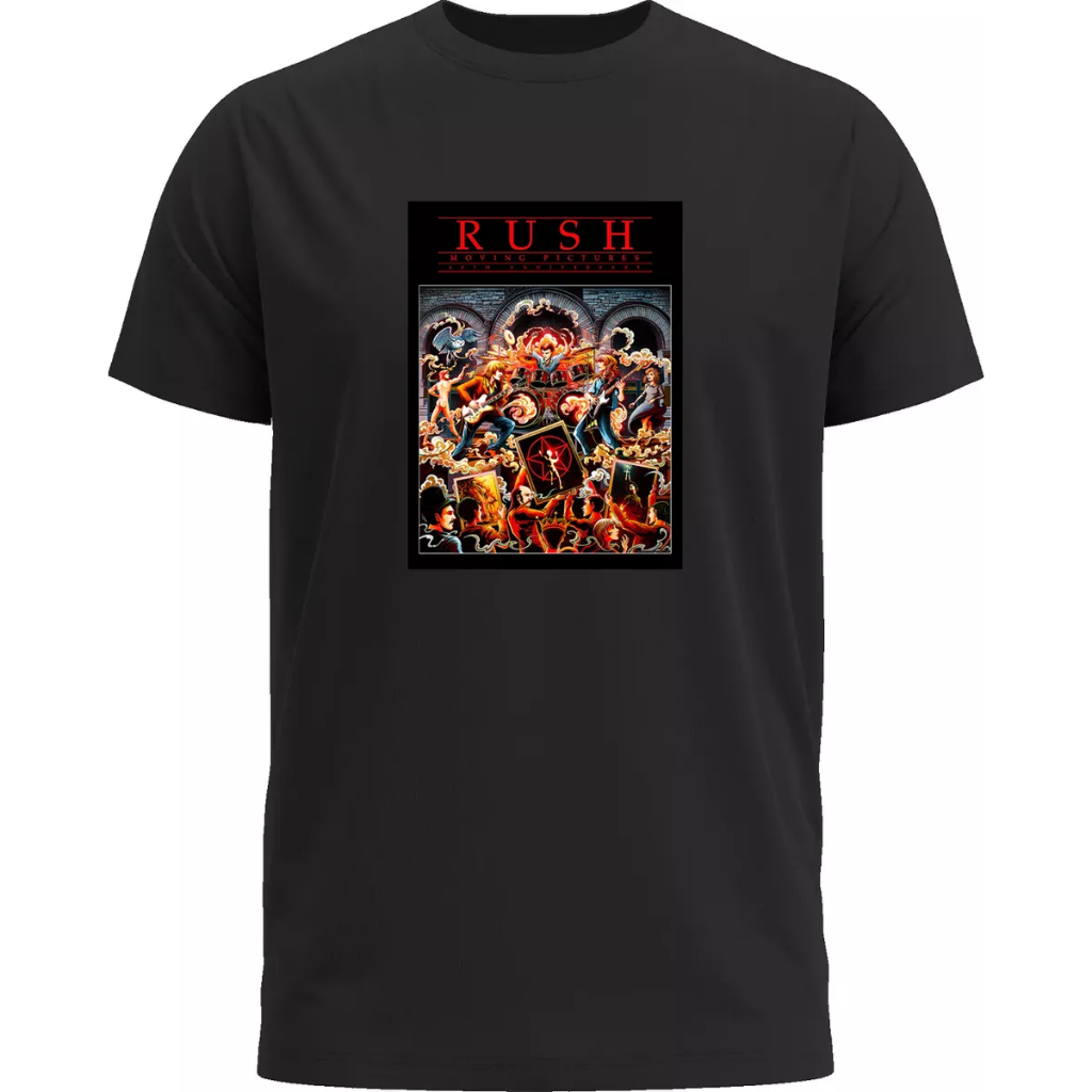 Camiseta Rush Moving Pictures 40th Anniversary Poster PROMO