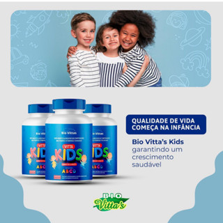 Vitamina Completa infantil / 120 comprimidos mastigáveis sabor tutti Frutti / De A a Z em Oferta na Shopee
