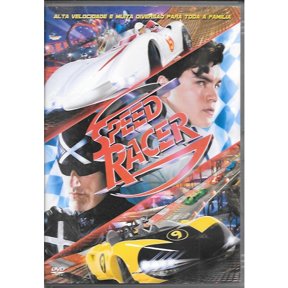 DVD: Speed Racer (dublado/legendado) aventura/infantil/corrida (reg. 1 & 4)
