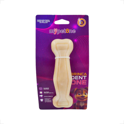 Brinquedo Brinca Dent One Osso Bamboo I para Cães Sabor Bacon - Tam. G