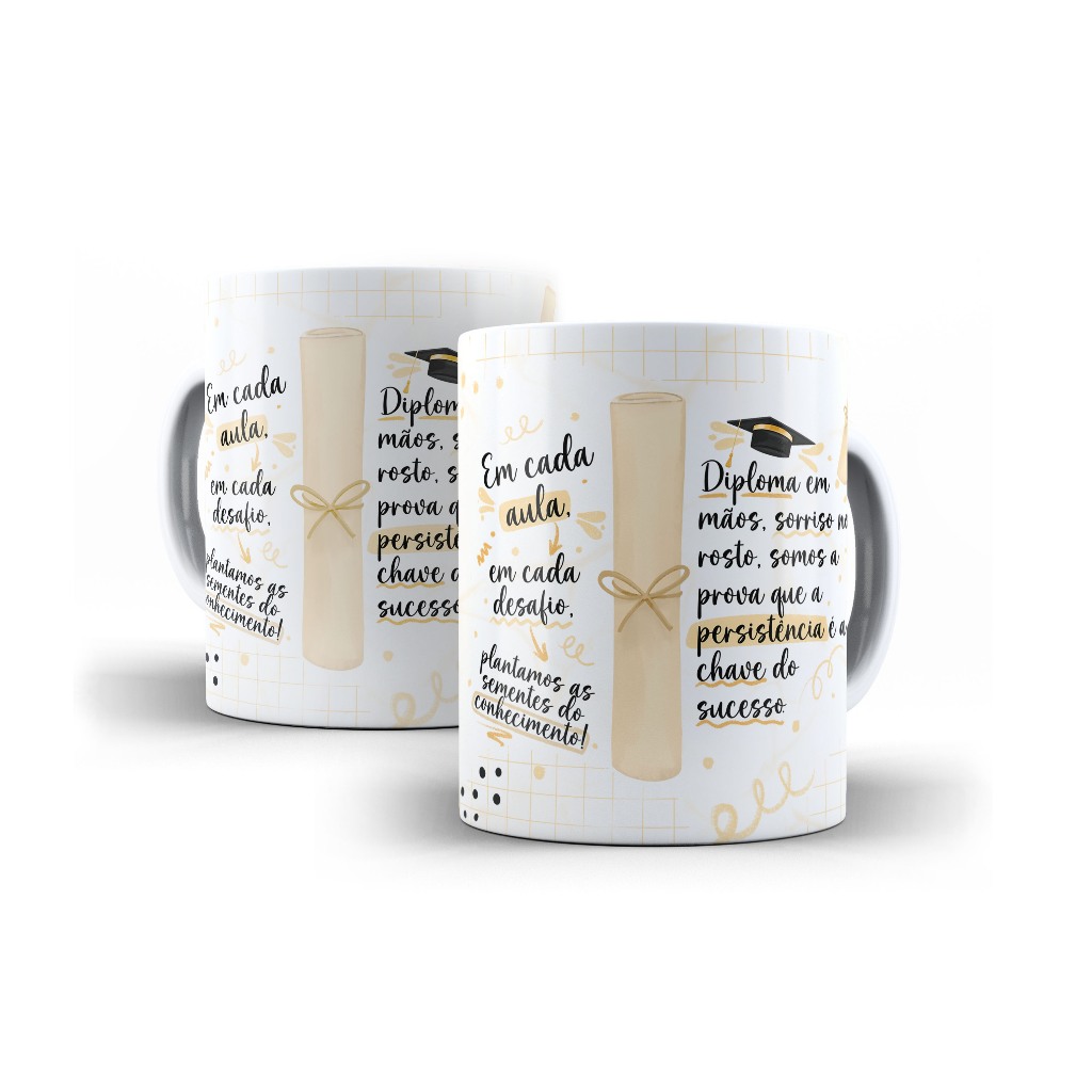 Caneca Personalizada Formatura Diploma em Oferta na Shopee