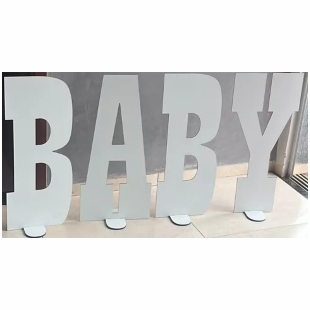 BABY 60cm de Altura MDF BRANCO Fica Em Pé!APRONTA ENTREGA!! em Oferta na Shopee