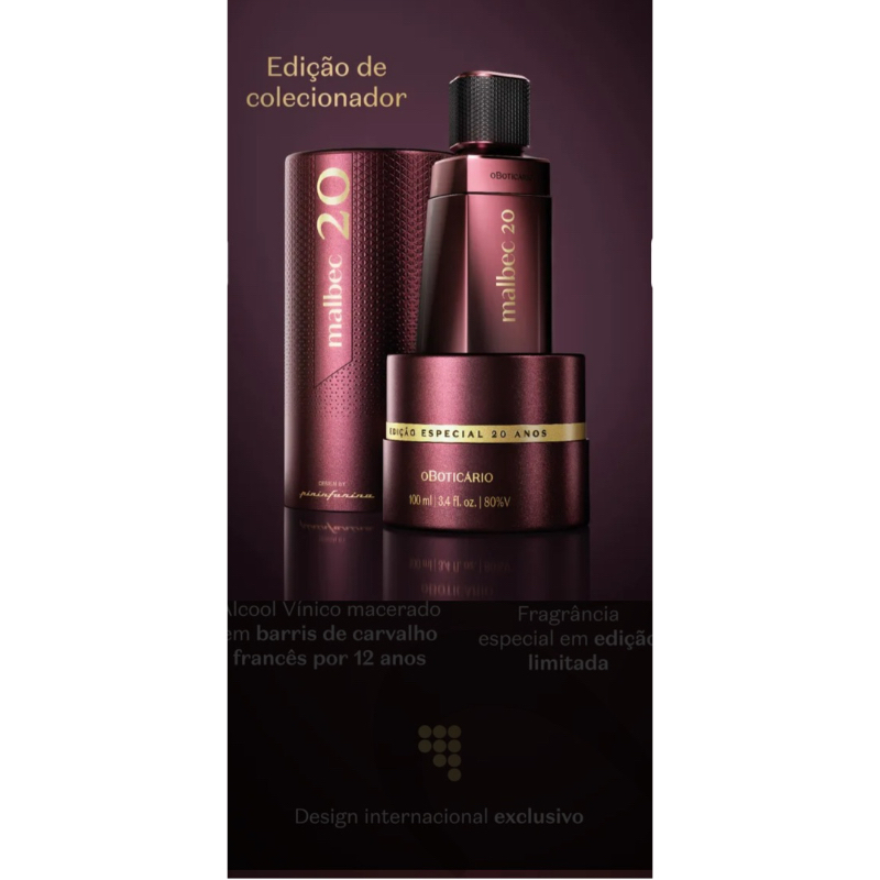 Malbec 20 Anos Desodorante Colônia 100ml