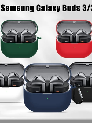 Capa de silicone para fone de ouvido Bluetooth sem fio Samsung Galaxy Buds 3Pro/
