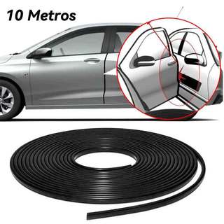 10 metros Borracha Protetora para Porta de Carro e Bordas Veiculo Universal Carro Preto Fosco