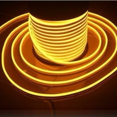 Mangueira Fita LED Neon Flex Dourado 127V Metro Com Conector em Oferta na Shopee