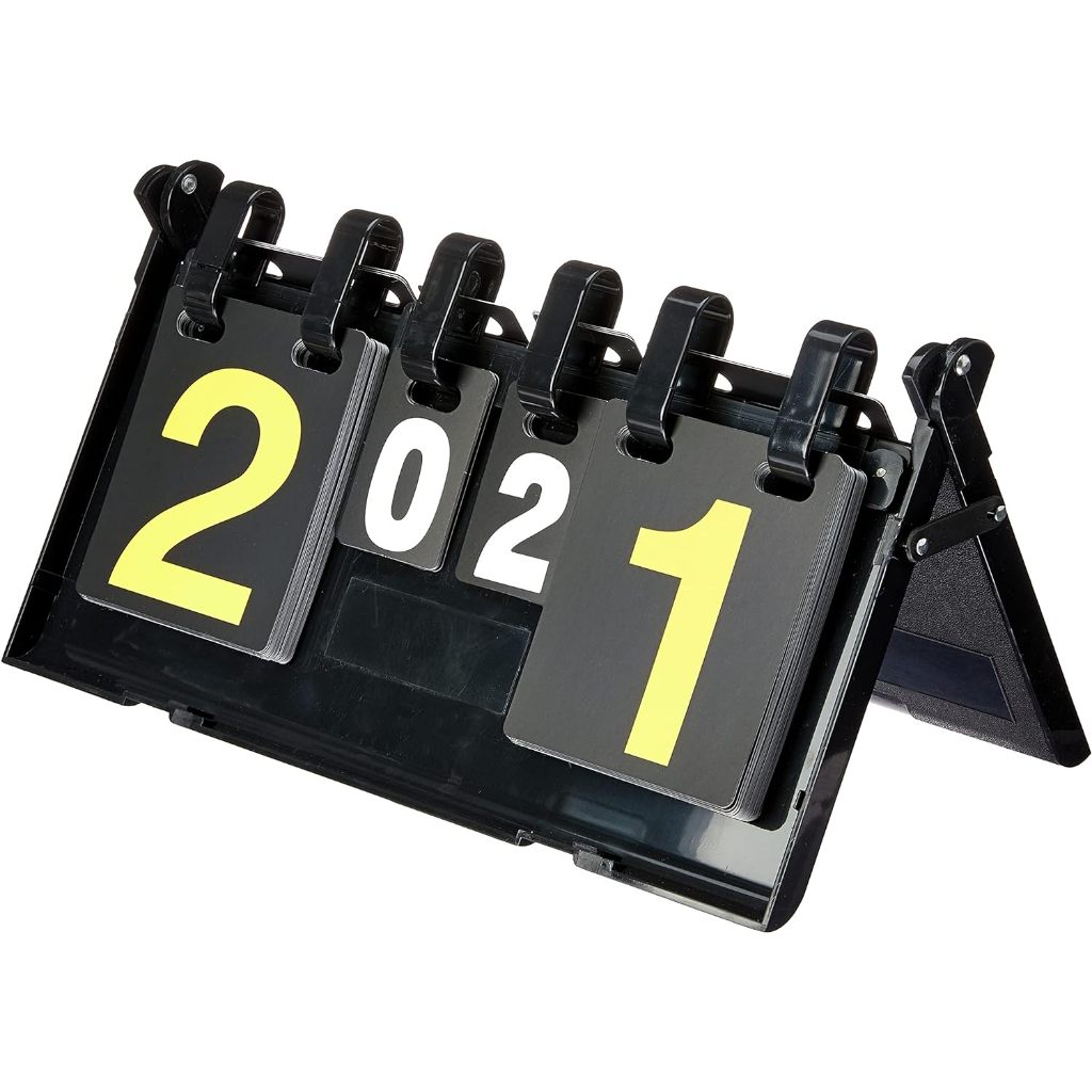 Placar De Mesa Volei/Futebol/Basquete Dobrável Marcador Manual Contador De Pontos