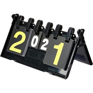 Placar De Mesa Volei/Futebol/Basquete Dobrável Marcador Manual Contador De Pontos