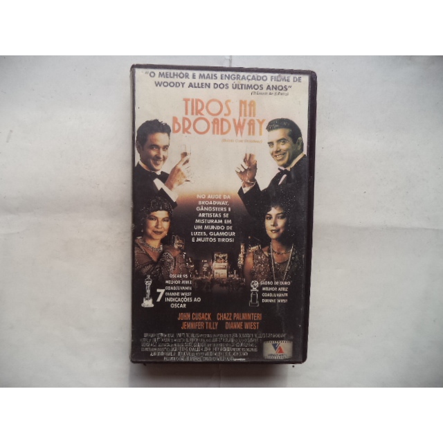 Fita Vhs Tiros Na Broadway Original Legendado John Cusack comedia