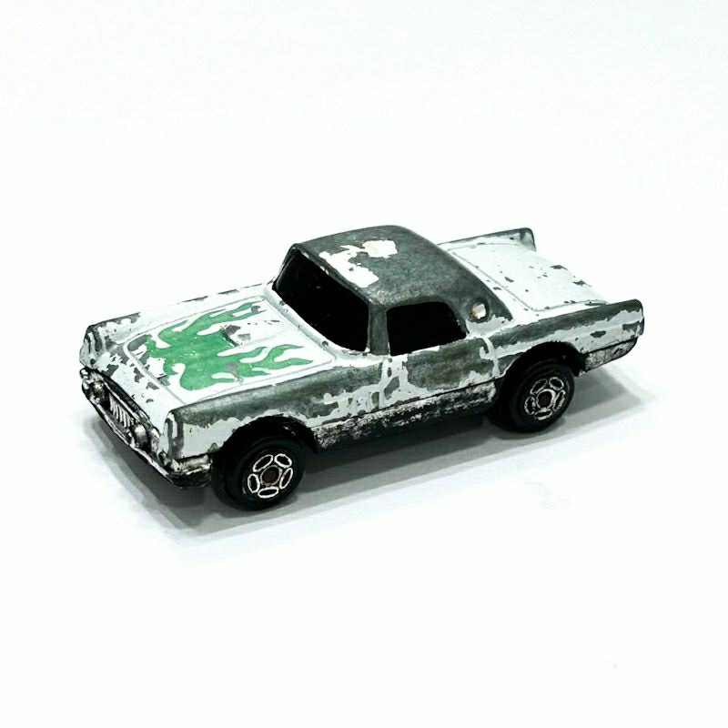 Miniatura Carrinho Ferro Ford Thunderbird Branco Diecast