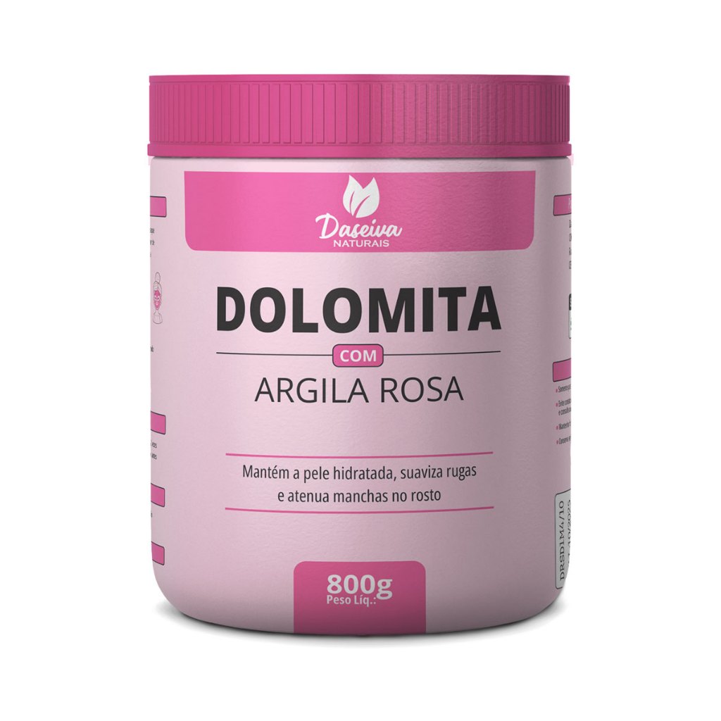 Dolomita com Argila Rosa (Rejuvenesedora) 800g