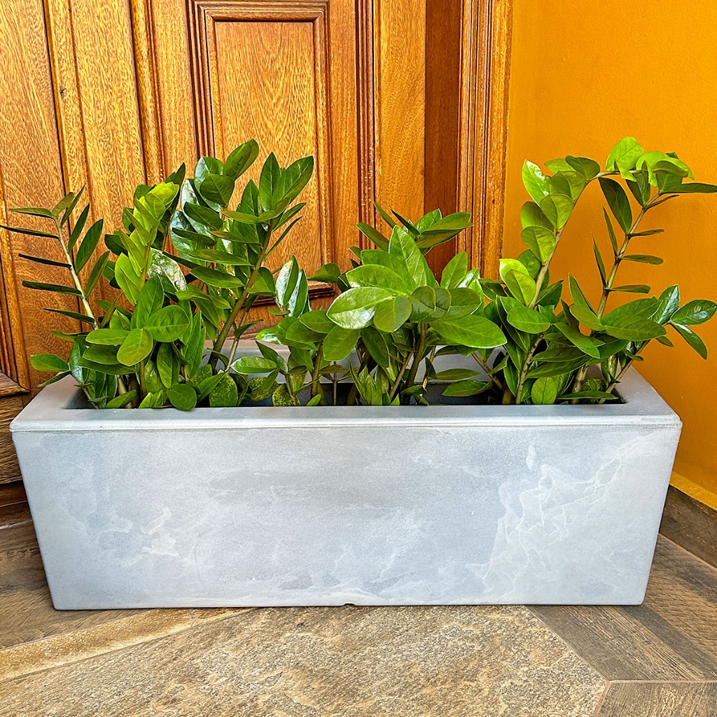 Jardineira De Plantas Florença 80x25 Floreira Polietileno