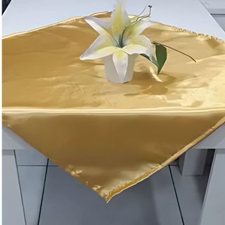 Toalhas de Mesa Cetim Dourado Cobre Mancha  para Festas Aniversário Casamento Igreja em Oferta na Shopee