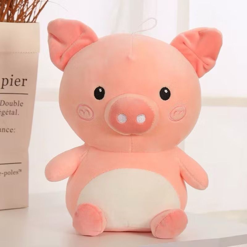 Pua Porco Pelúcia Porquinho 25cm - Pronta Entrega - Qualidade e Melhor Preço
