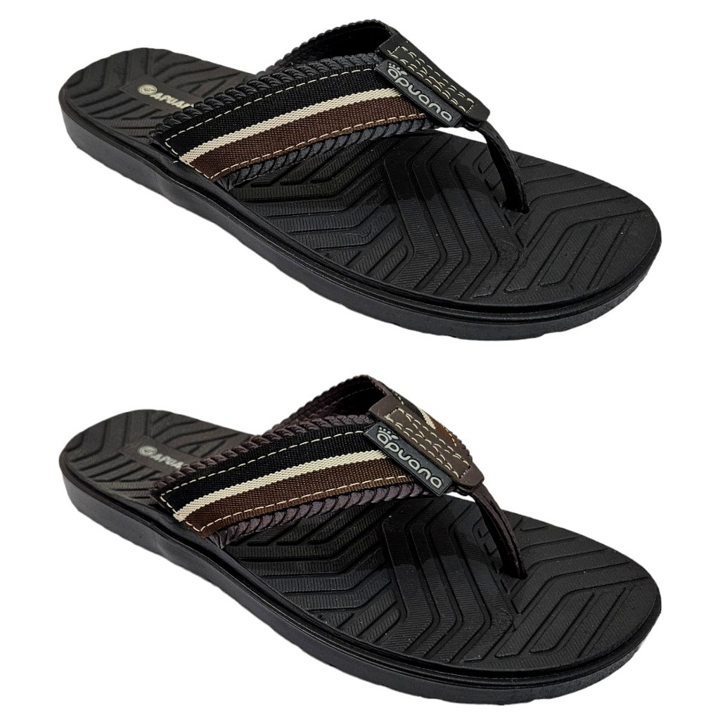 Kit 2 Pares Chinelo Masculino Adulto De Dedo Correia Larga Apuana