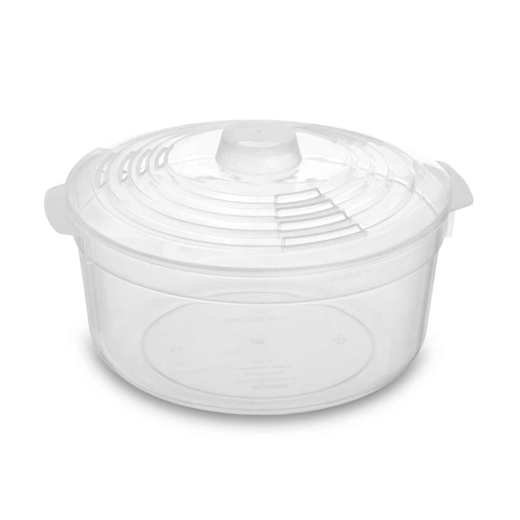 Panela De Arroz Para Microondas Arroz Legumes Pipoca 2l
