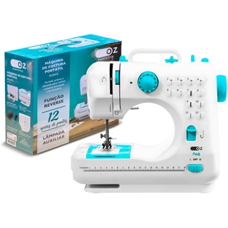 Máquina De Costura Portátil Elétrica Bivolt Opções 12 De Pontos Portátil em Oferta na Shopee