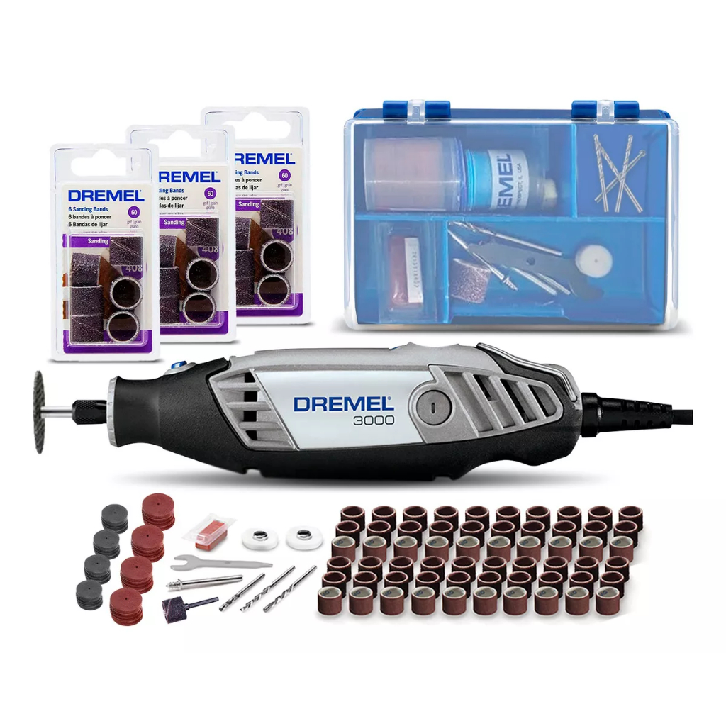 Micro Retífica Dremel 3000 N/200 Com 200 Acessórios 120w 50hz/60hz - Home & Living