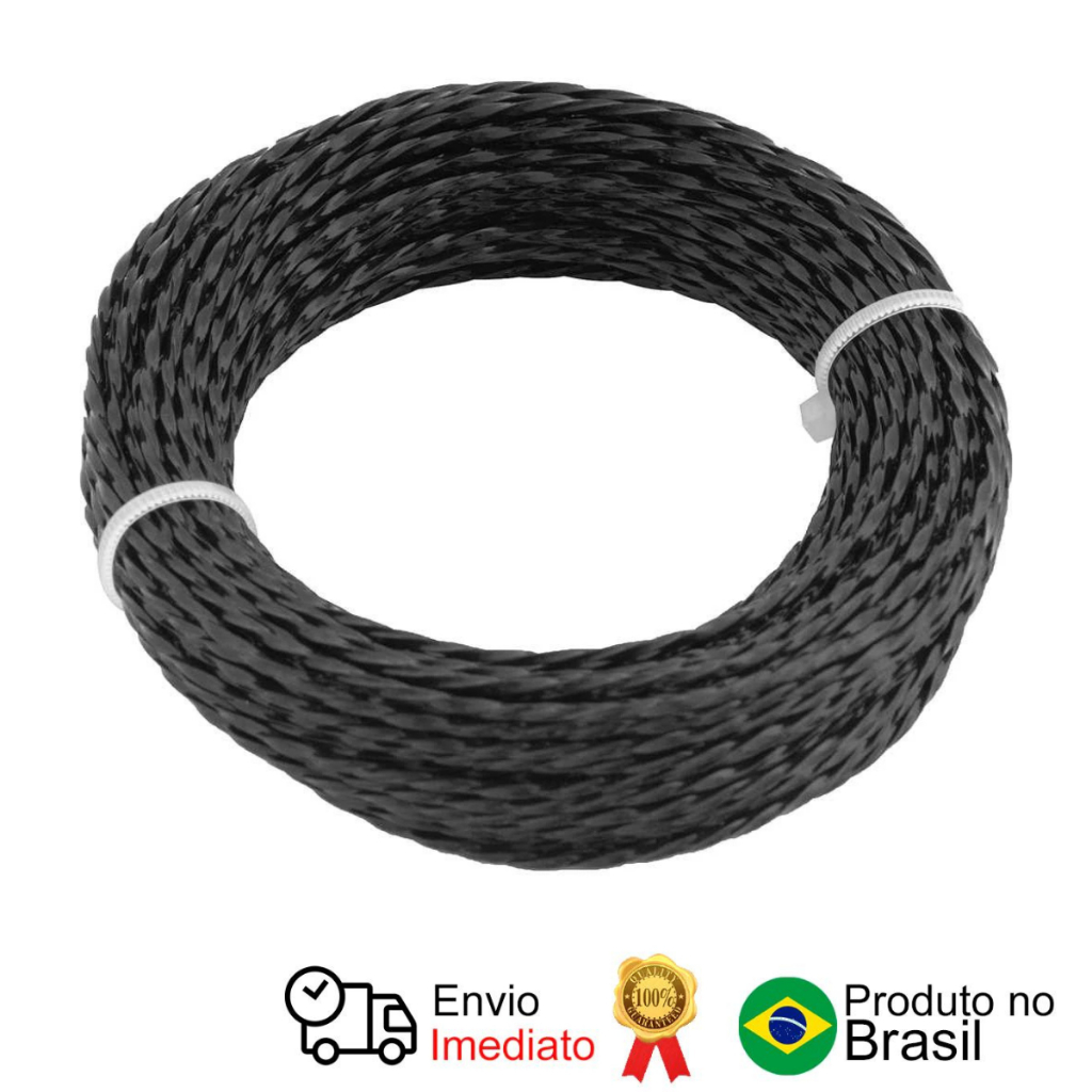Fio De Nylon 3mm x 10m Silencioso Vonder em Oferta na Shopee