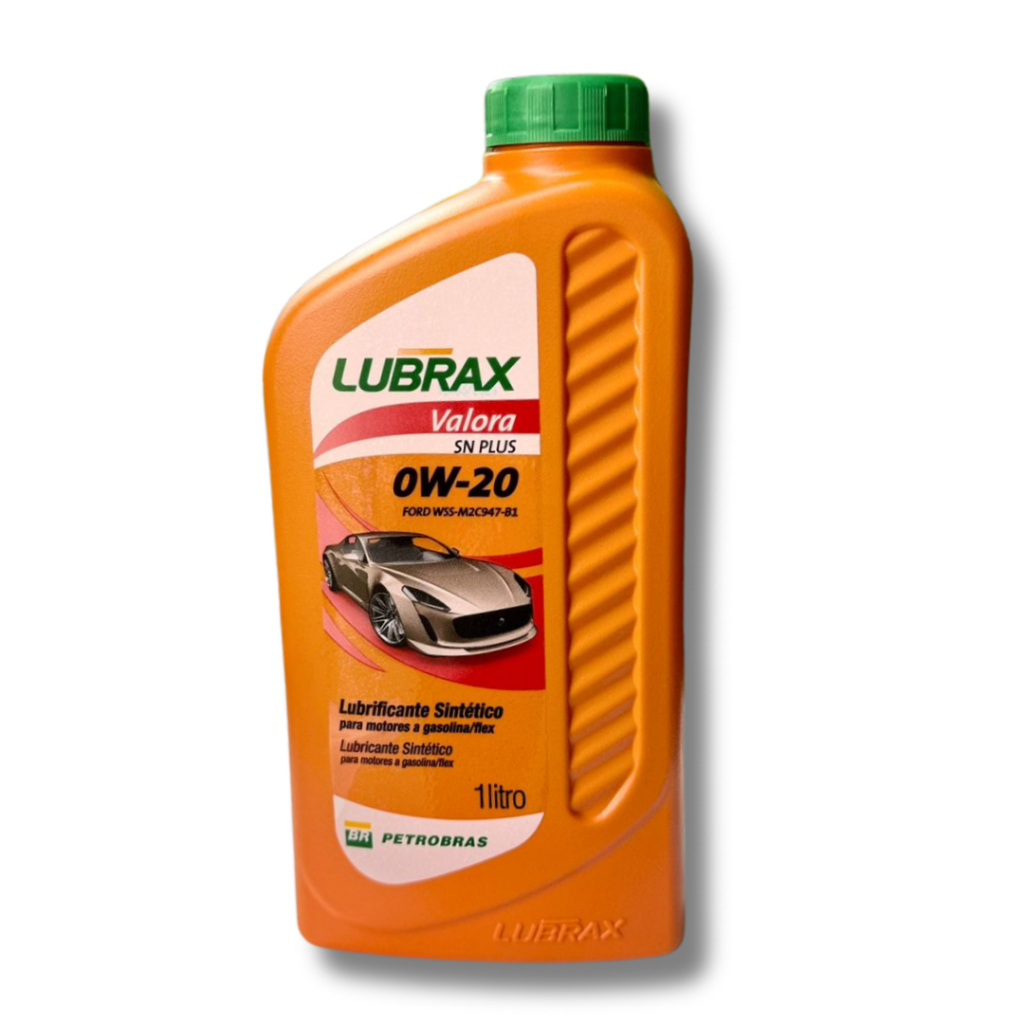 ÓLEO SINTÉTICO VALORA 0W20 API SN PLUS LUBRAX