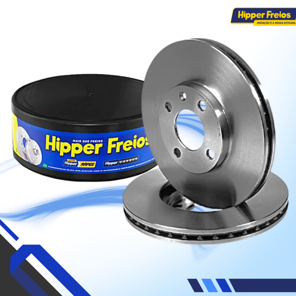 PAR DISCO DE FREIO VENTILADO HIPPER FREIOS HF25B - ASTRA/VECTRA 1.8/2.0 ARO 14