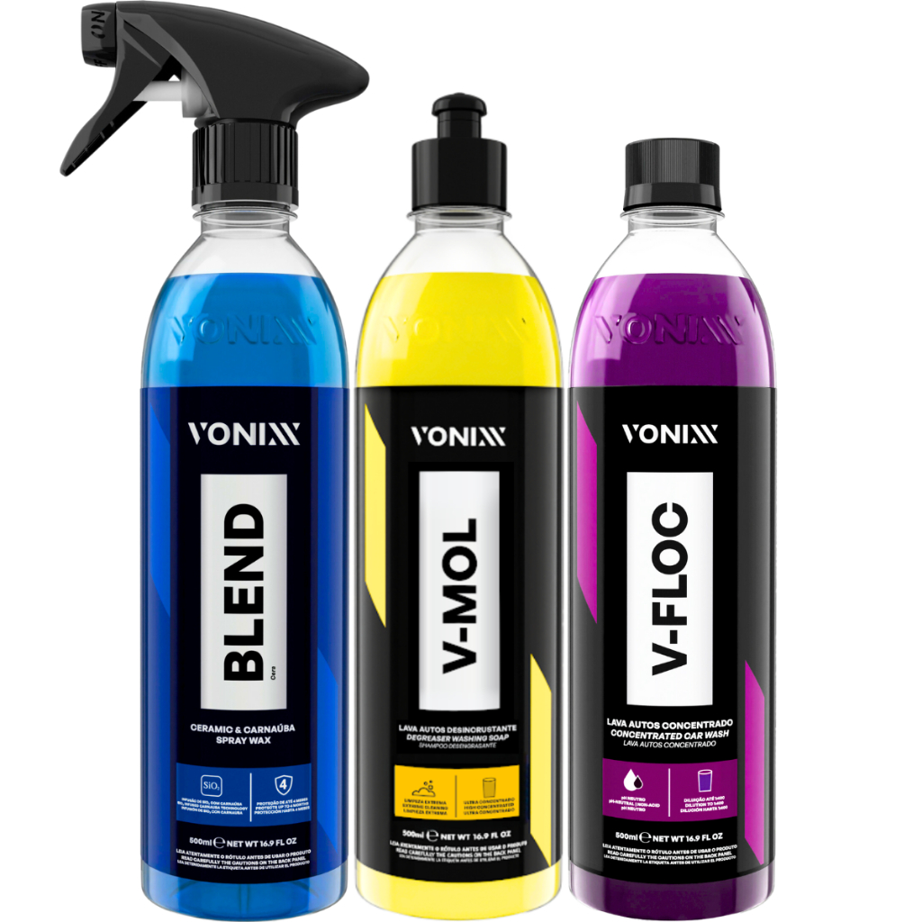 Shampoo Automotivo V-Mol V-Floc Cera Vitrificadora Spray Blend Vonixx em Oferta na Shopee