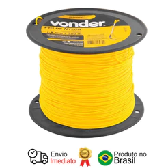 Fio De Nylon 1.8mm x 500m Redondo Vonder