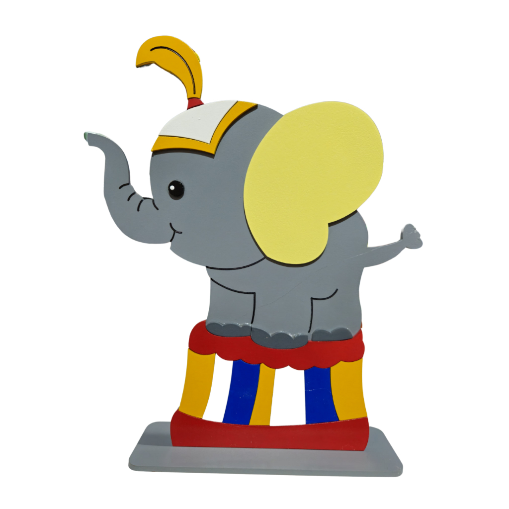 Display Elefante de Circo - 33 x 27 cm