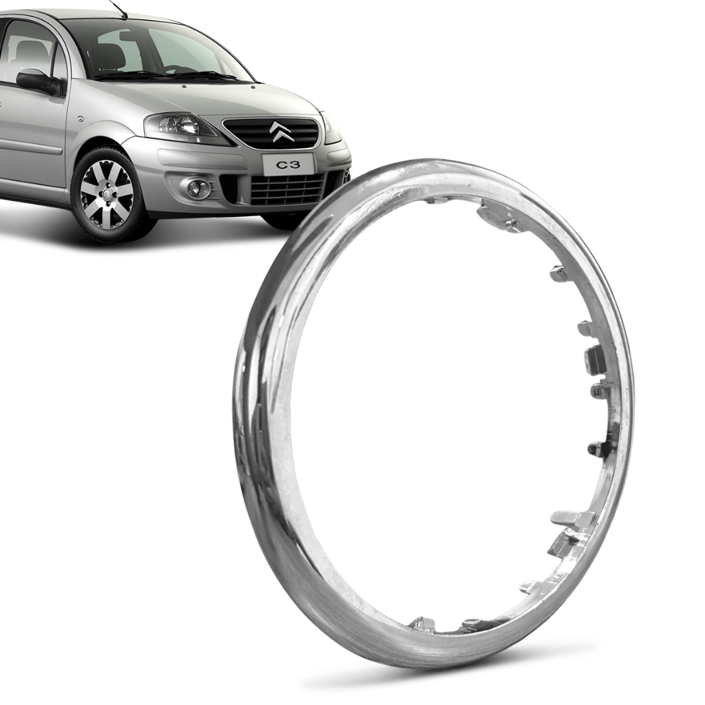 Base Aro Encaixe Coifa Cambio C3 2003 04 05 06 07 08 a 2013 Preto ou Cromado em Oferta na Shopee