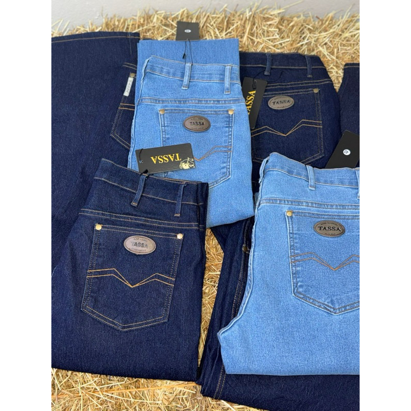 Calça jeans masculina country Tassa peão montaria