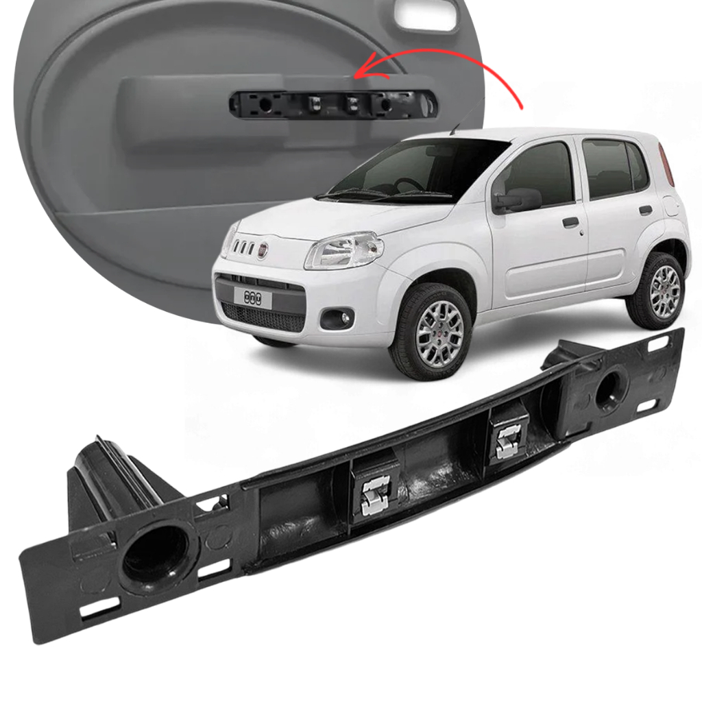 Puxador 4p Moldura Interna Porta Dianteira Maçaneta Fiat Uno Vivace Way 2011 2012  2013 14 15/2021 em Oferta na Shopee