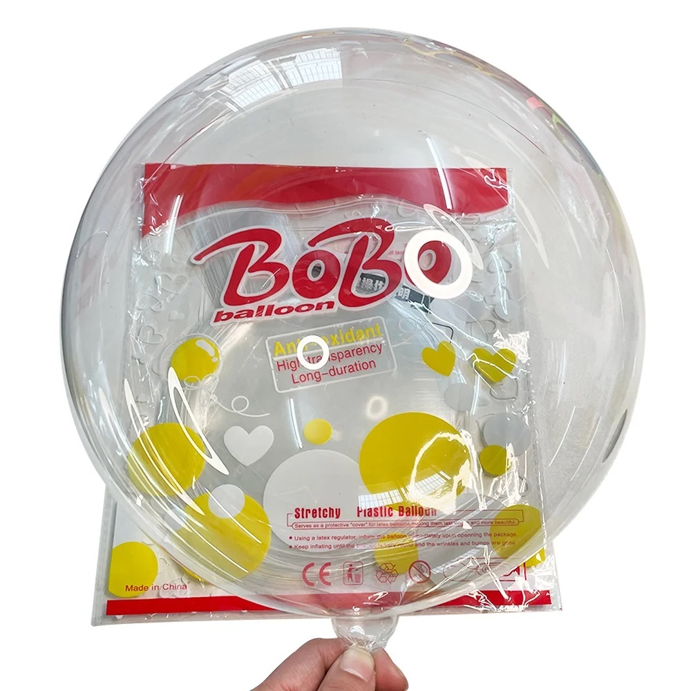 50 Balão Bubble Bobo Bolha 20 Polegadas 45cm Festa Decoração C90993 em Oferta na Shopee