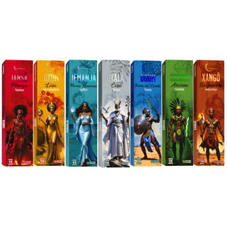 Kit Incenso Natural Sete Linhas dos Orixás 0% Carvão 70 Varetas - Lua Mística em Oferta na Shopee