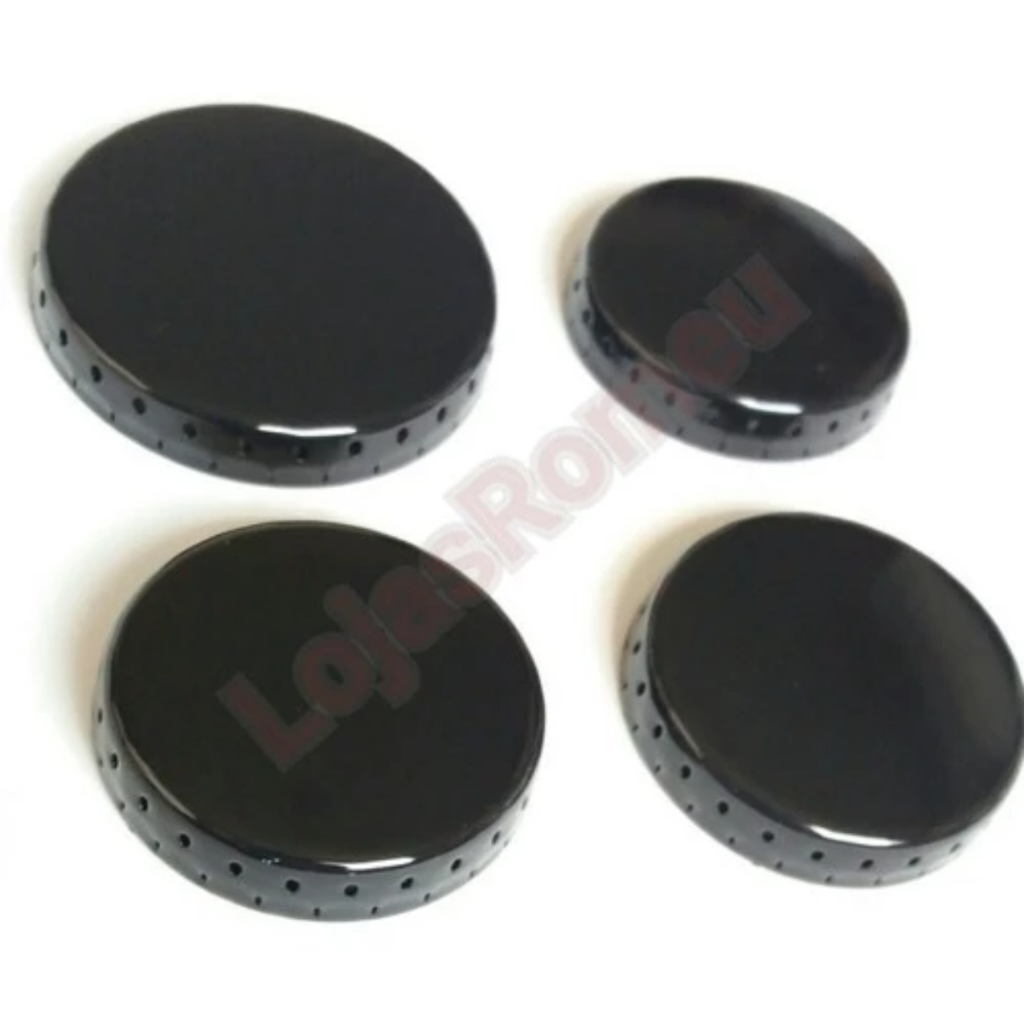 Kit 4 Tampinhas Chef Furo Pq 1gd 3pq Fogão Electrolux 52smc para fogão
