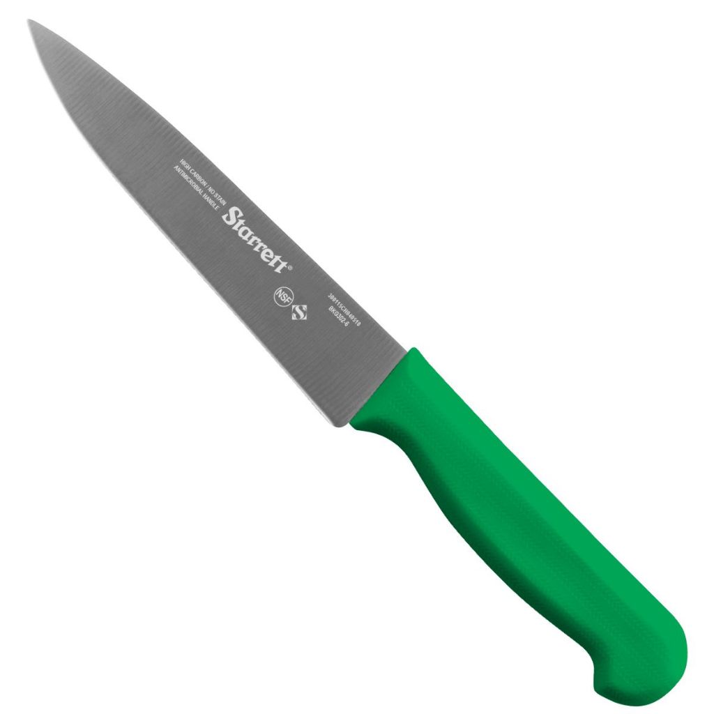 Faca de Carne Para Refile de Mesa Lâmina Triangular Estreita 6'' Cabo Verde (BKG302-6) - Starrett em Oferta na Shopee