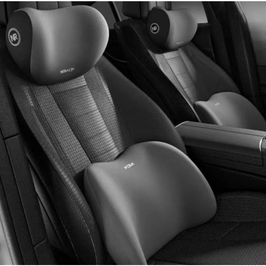 Suporte Lombar Para Carro Almofada Encosto Do Assento Dirigir Apoio A Cabeça em Oferta na Shopee