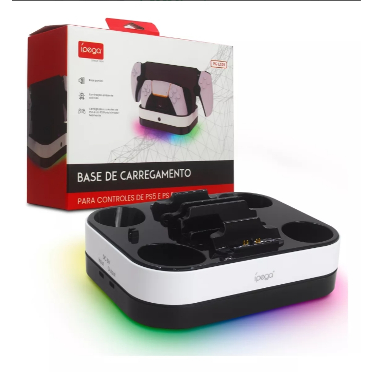 Base de Carregamento para 2 Controles e PS Portal PS5 PG-LC03