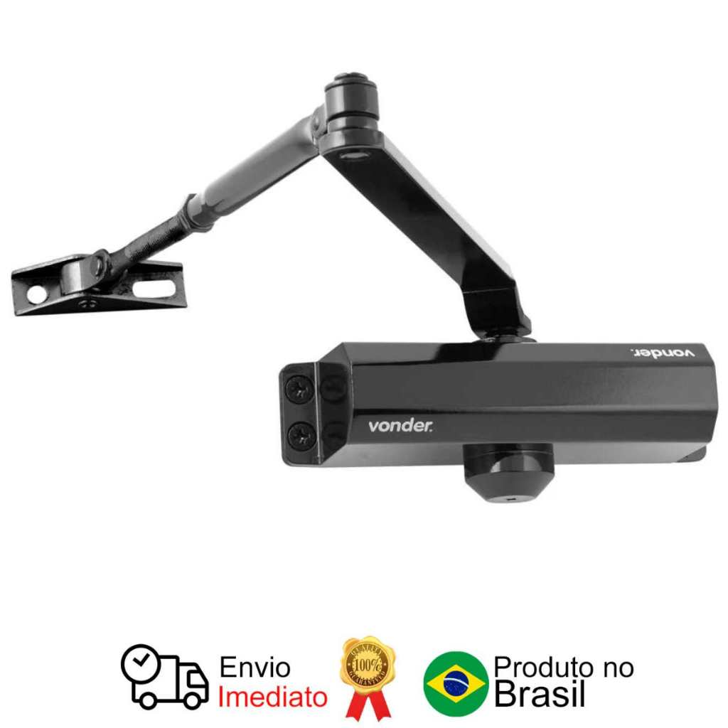 Mola Aérea Para Porta Preta Potência 3 Vonder em Oferta na Shopee