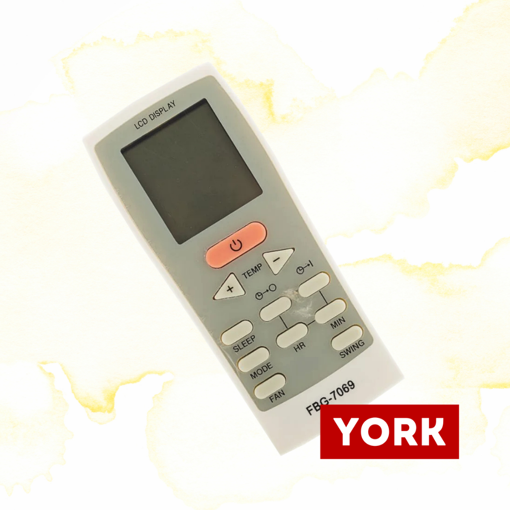 Controle Ar Condicionado Split York Yjea09fs Djea12fs - FBG-7069