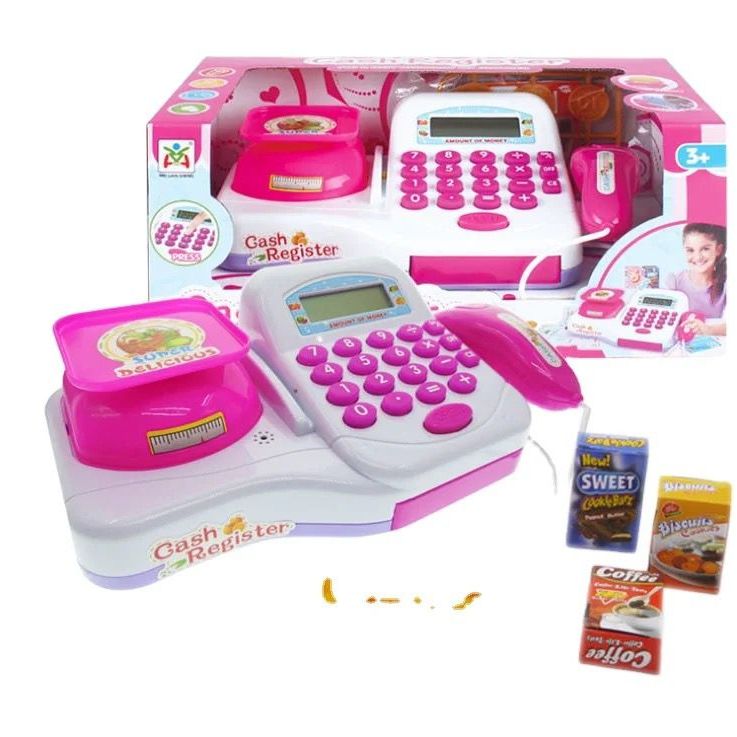 Caixa Registradora Mercadinho Completo Menina Infantil em Oferta na Shopee