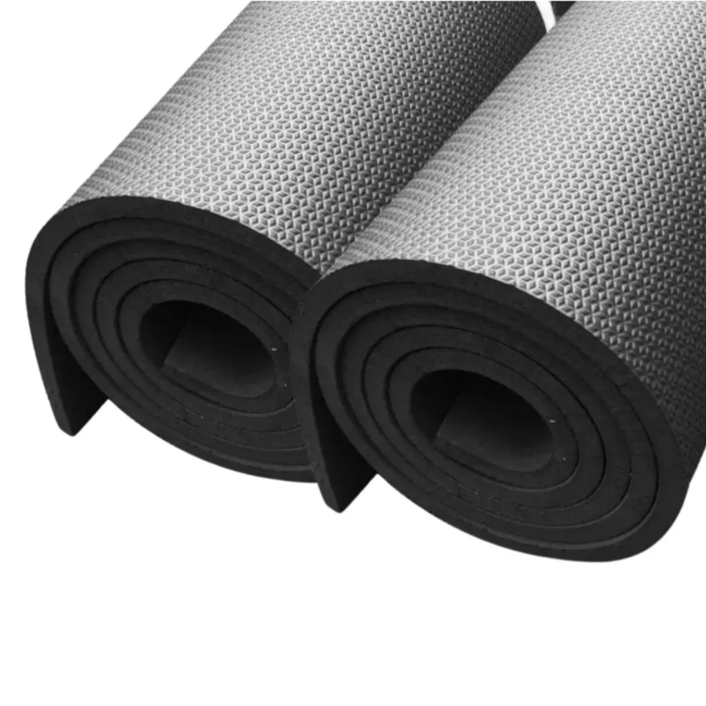Kit 2 Piso Anti Impacto Mecanica 2m X 1m 10mm Oficina Anti-impacto Antiderrapante