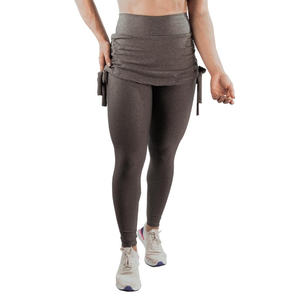 Calça Legging Saia Tapa Bumbum Suplex Moda Feminina Academia Fitness