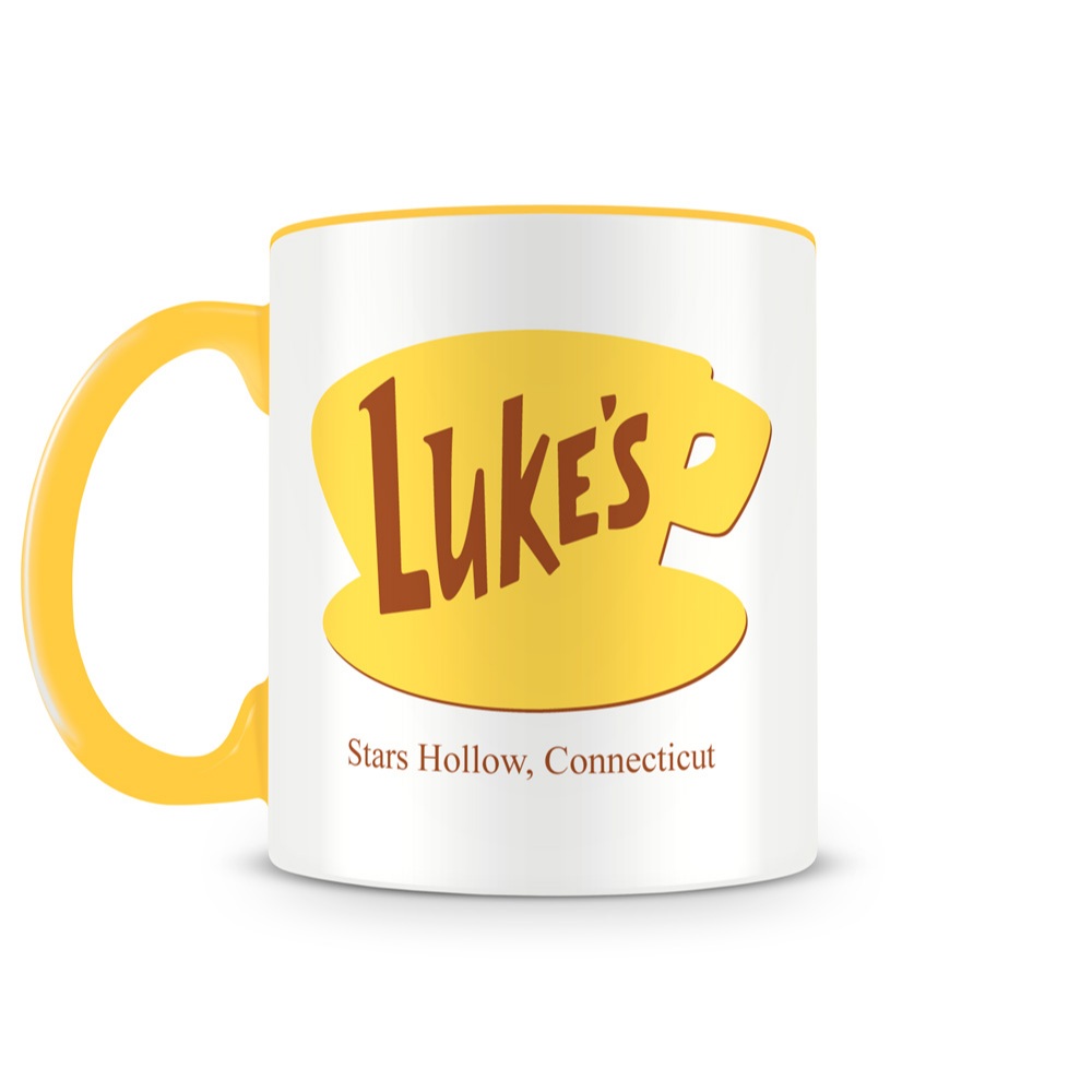 Caneca Gilmore Girls Lukes Amarela