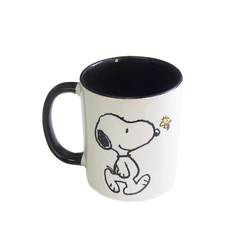 Caneca Snoopy black 325ml