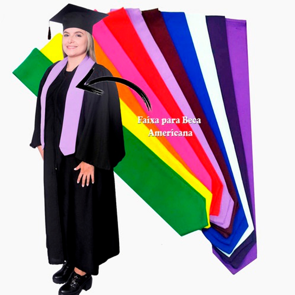 10 Faixa Beca Americana Para Formatura