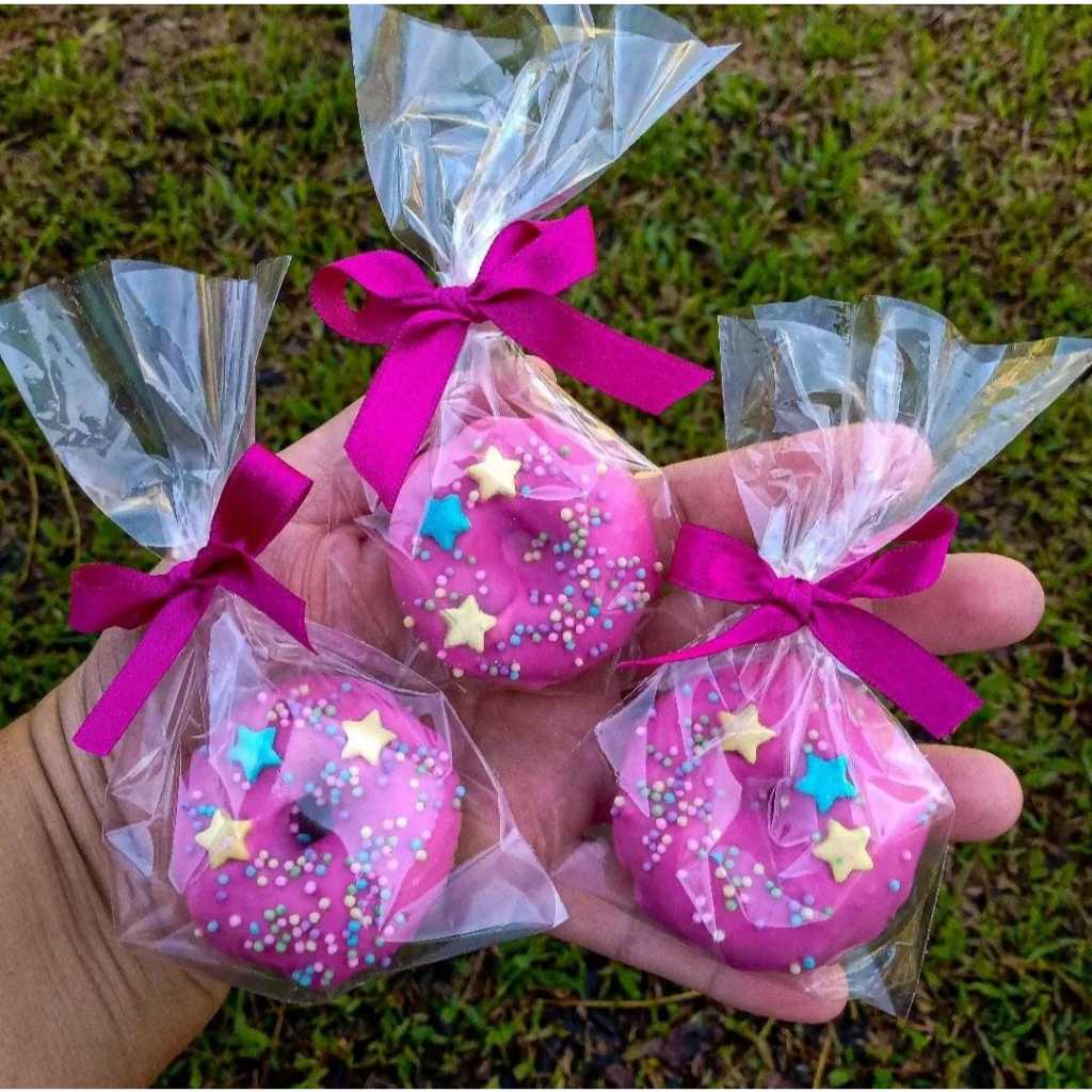 Embalagem Para Donuts Saco Transparente Doces 15x20 Tipo Celofane em Oferta na Shopee