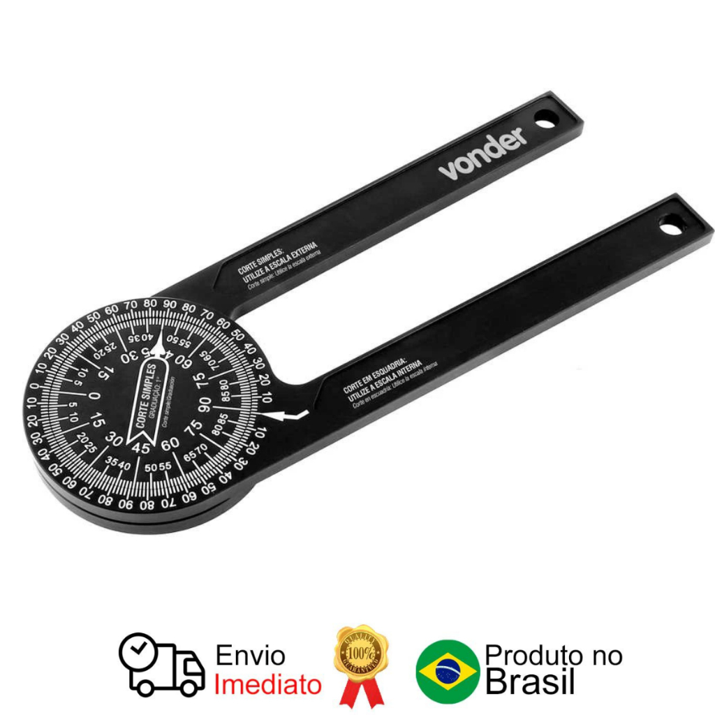Transferidor Ângulos Serra Esquadria Vonder em Oferta na Shopee